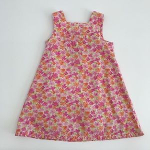 Ring around the Rosie pink floral girls 4T dress